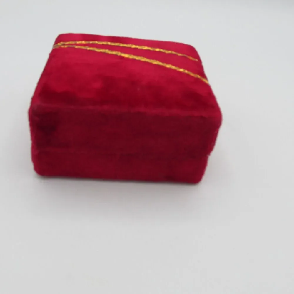 Vintage Red Velvet Watch Bracelet Jewelry Presentation Box